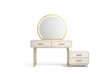 Black-Gold Line Şifonyer ve Ayna