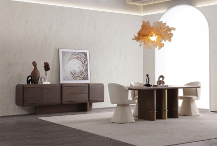 Edra Kaplamalı Yemek Odası