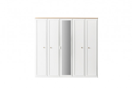 Modern Country 226 cm 5 Kapaklı Dolap