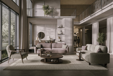 OUTLET Lucca Dark Koltuk Takımı